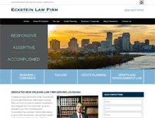 Tablet Screenshot of eck-law.com